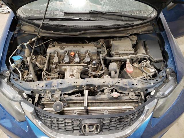 2HGFB2F41EH030977 - 2014 HONDA CIVIC LX BLUE photo 11