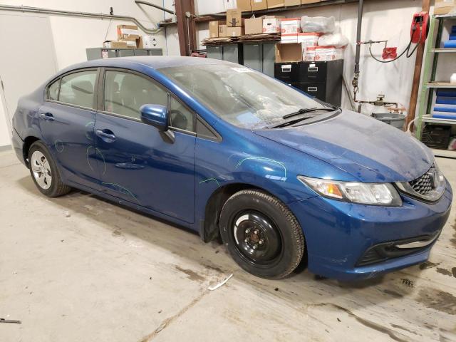 2HGFB2F41EH030977 - 2014 HONDA CIVIC LX BLUE photo 4