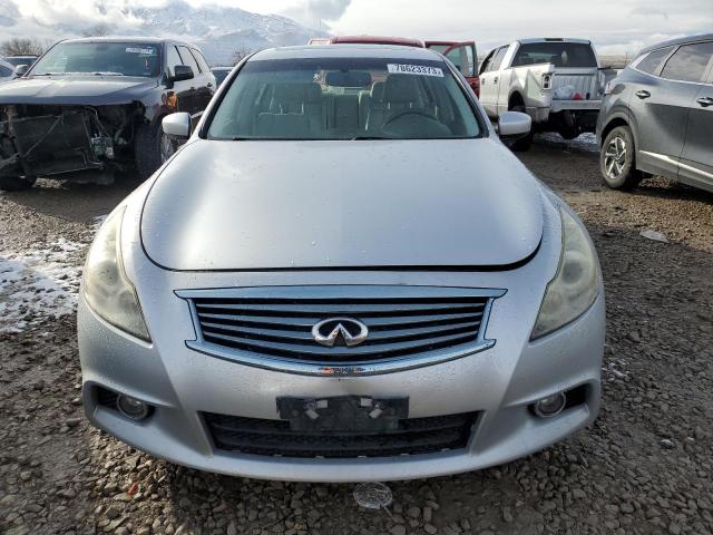 JN1CV6AR7AM253053 - 2010 INFINITI G37 SILVER photo 5