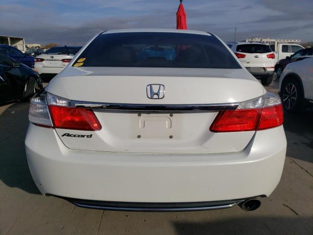 1HGCR2F31FA184420 - 2015 HONDA ACCORD LX WHITE photo 6