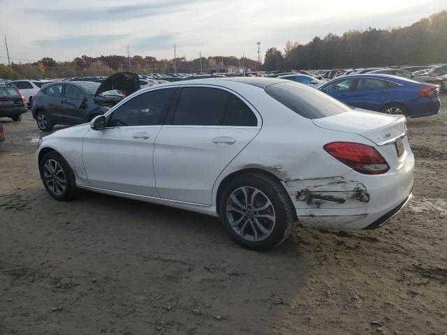 WDDWF4KB8JR314609 - 2018 MERCEDES-BENZ C 300 4MATIC WHITE photo 2