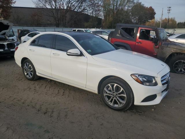 WDDWF4KB8JR314609 - 2018 MERCEDES-BENZ C 300 4MATIC WHITE photo 4