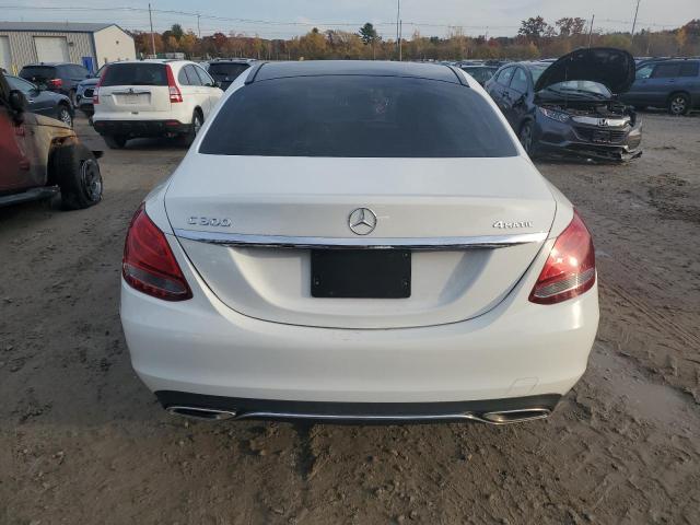WDDWF4KB8JR314609 - 2018 MERCEDES-BENZ C 300 4MATIC WHITE photo 6