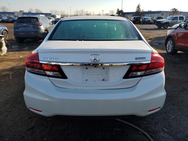 19XFB2F98FE067824 - 2015 HONDA CIVIC EXL WHITE photo 6