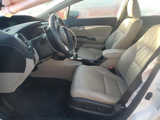 19XFB2F98FE067824 - 2015 HONDA CIVIC EXL თეთრი ფოტო 7
