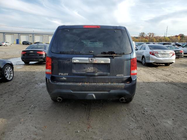 5FNYF4H58CB077293 - 2012 HONDA PILOT EXL BLUE photo 6