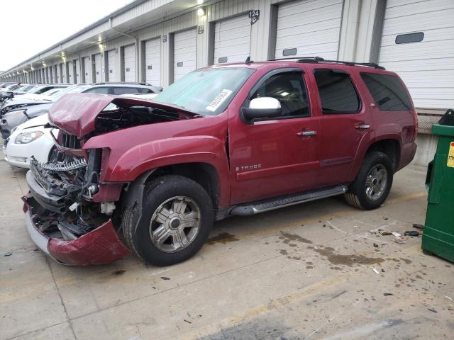 1GNFK13007R321393 - 2007 CHEVROLET TAHOE K1500 BURGUNDY photo 1