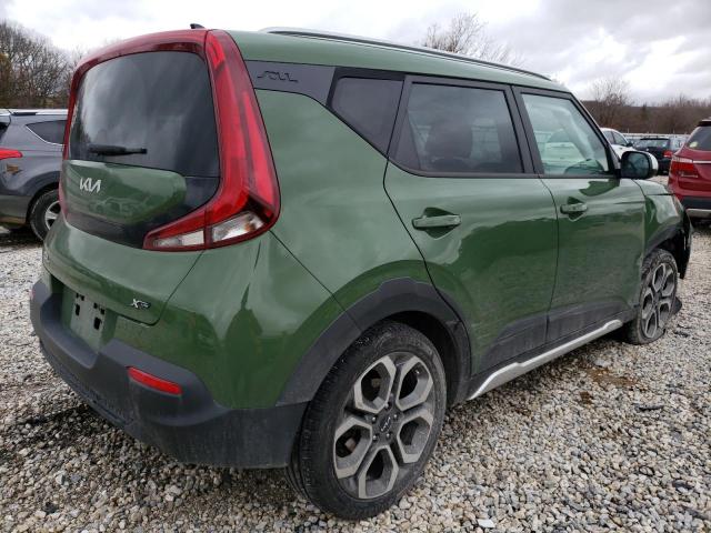 KNDJ23AU6N7155412 - 2022 KIA SOUL LX GREEN photo 3