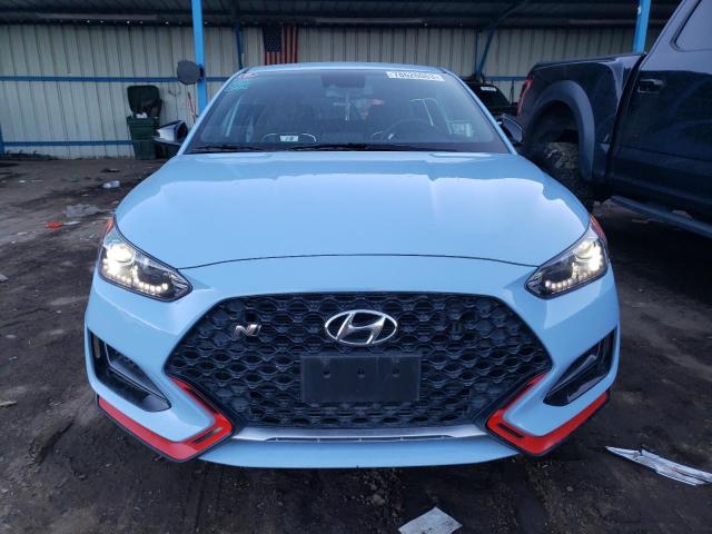 KMHT36AH6NU015500 - 2022 HYUNDAI VELOSTER N BLUE photo 5