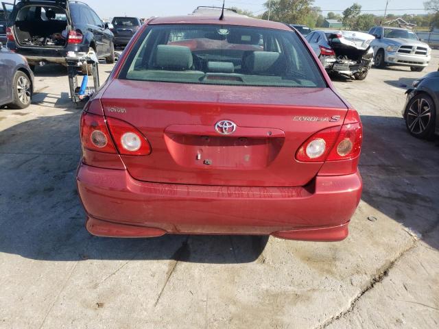 1NXBR32E95Z393260 - 2005 TOYOTA COROLLA CE RED photo 6