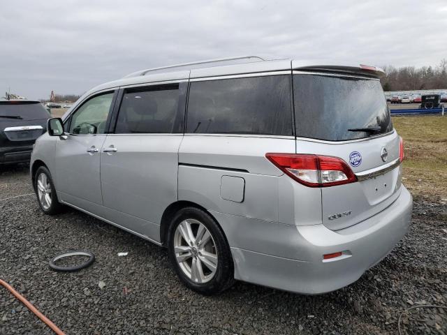 JN8AE2KP4C9043627 - 2012 NISSAN QUEST S SILVER photo 2