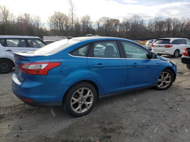 1FADP3J28EL403623 - 2014 FORD FOCUS TITANIUM BLUE photo 3