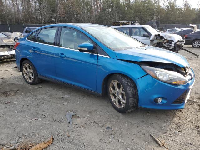 1FADP3J28EL403623 - 2014 FORD FOCUS TITANIUM BLUE photo 4