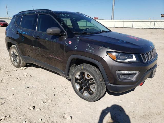 3C4NJDDB7JT128715 - 2018 JEEP COMPASS TRAILHAWK GRAY photo 4