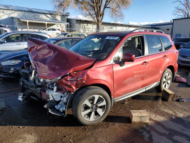 JF2SJAJC5HH472214 - 2017 SUBARU FORESTER 2.5I LIMITED RED photo 1