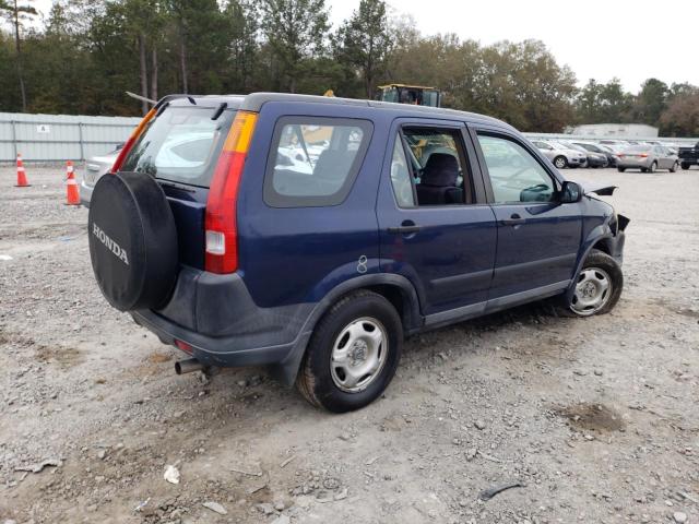 SHSRD68444U200725 - 2004 HONDA CR-V LX BLUE photo 3