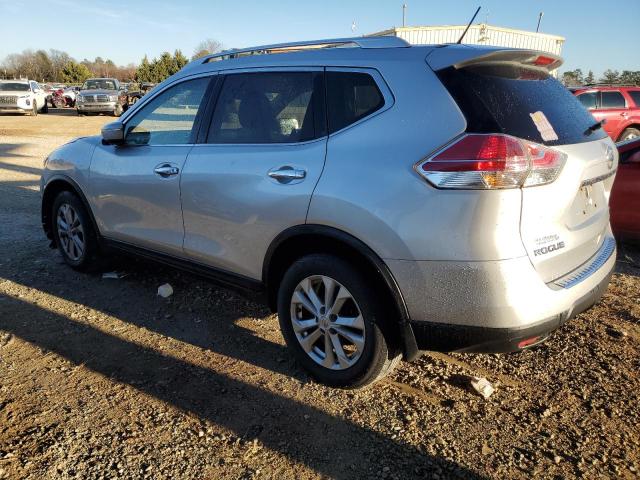 KNMAT2MTXFP517706 - 2015 NISSAN ROGUE S SILVER photo 2