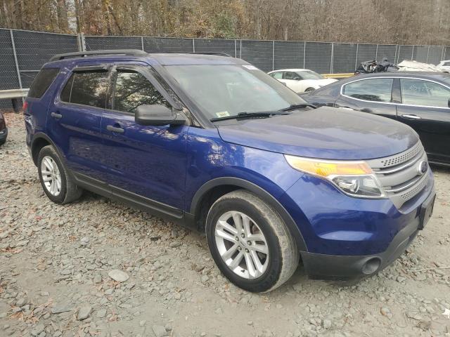 1FM5K7B87FGB47276 - 2015 FORD EXPLORER BLUE photo 4