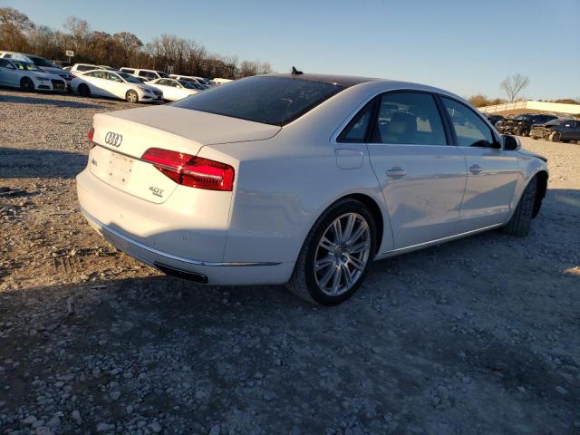 WAU32AFDXFN002225 - 2015 AUDI A8 L QUATTRO WHITE photo 3