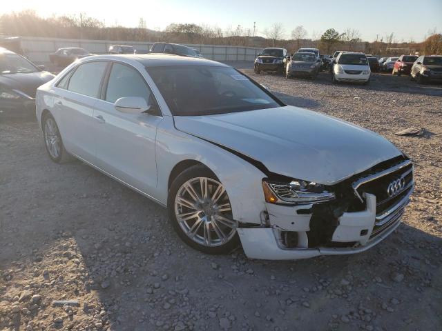 WAU32AFDXFN002225 - 2015 AUDI A8 L QUATTRO WHITE photo 4