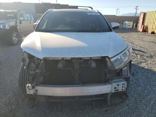 5TDKKRFH6GS144874 - 2016 TOYOTA HIGHLANDER XLE WHITE photo 5