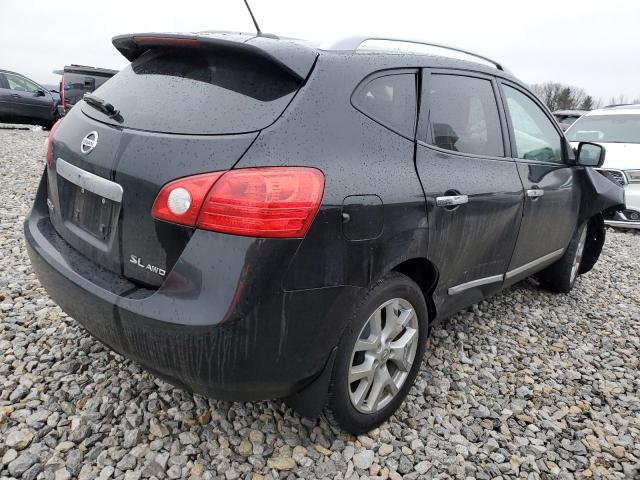 JN8AS5MV0DW613051 - 2013 NISSAN ROGUE S BLACK photo 3