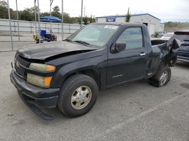 1GCCS146X58254075 - 2005 CHEVROLET COLORADO BLACK photo 1