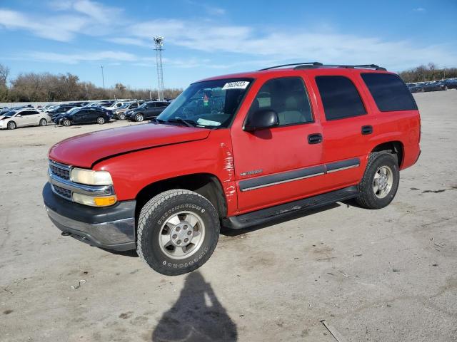 1GNEK13Z42R156385 - 2002 CHEVROLET TAHOE K1500 RED photo 1