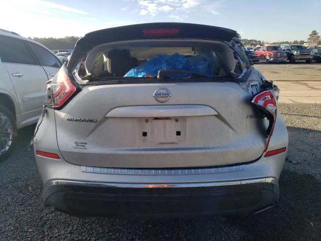 5N1AZ2MH3HN125414 - 2017 NISSAN MURANO S SILVER photo 6