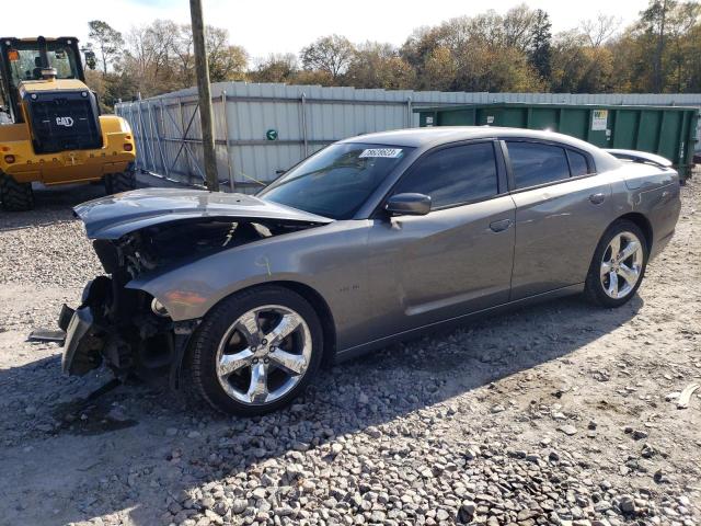 2C3CDXCT1CH302434 - 2012 DODGE CHARGER R/T GRAY photo 1