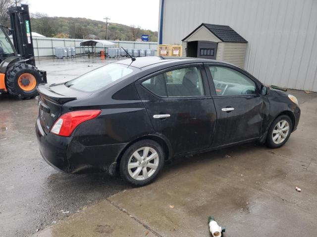 3N1CN7APXEL803298 - 2014 NISSAN VERSA S BLACK photo 3