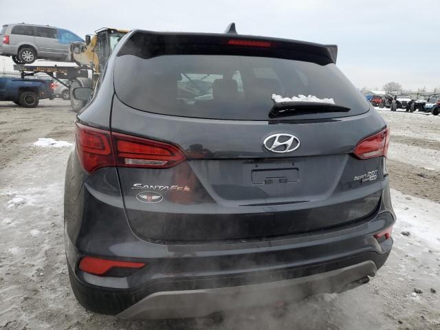 5XYZWDLA6HG467236 - 2017 HYUNDAI SANTA FE S GRAY photo 6