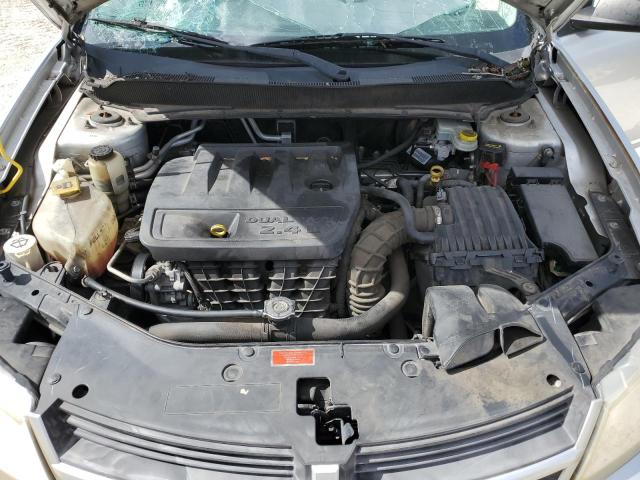 1B3CC4FB5AN117289 - 2010 DODGE AVENGER SXT SILVER photo 11