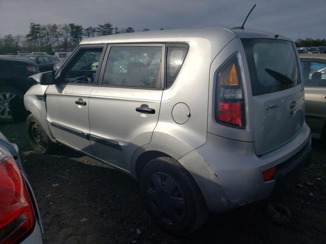 KNDJT2A19B7324895 - 2011 KIA SOUL GRAY photo 2