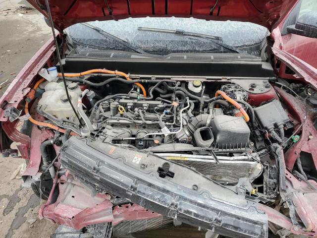 3FTTW8E34NRA42840 - 2022 FORD MAVERICK XL RED photo 11