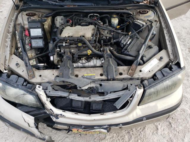 2G1WF52E429184813 - 2002 CHEVROLET IMPALA TAN photo 11