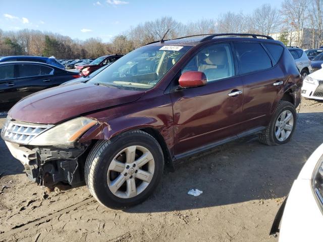 JN8AZ08W37W627290 - 2007 NISSAN MURANO SL MAROON photo 1