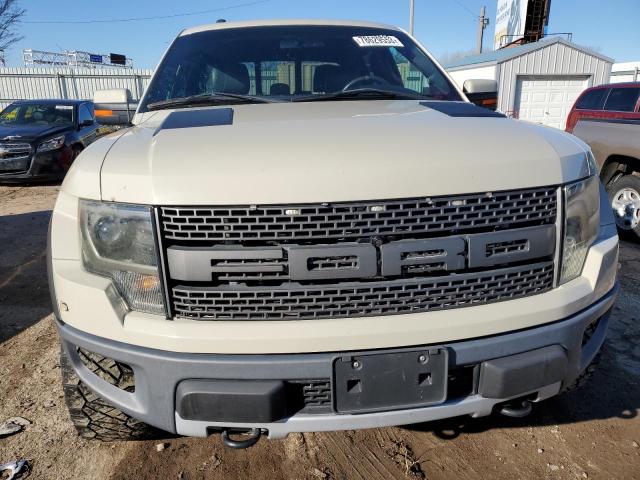 1FTFW1R63DFA77664 - 2013 FORD F150 SVT RAPTOR BEIGE photo 5