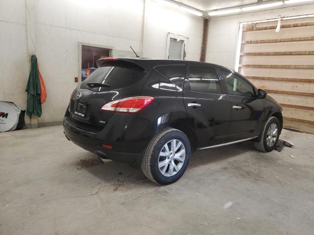 JN8AZ1MW9CW232200 - 2012 NISSAN MURANO S BLACK photo 3