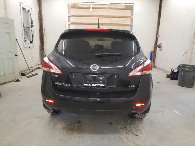 JN8AZ1MW9CW232200 - 2012 NISSAN MURANO S BLACK photo 6