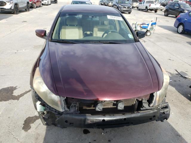 JHMCP26488C060390 - 2008 HONDA ACCORD LXP BURGUNDY photo 5