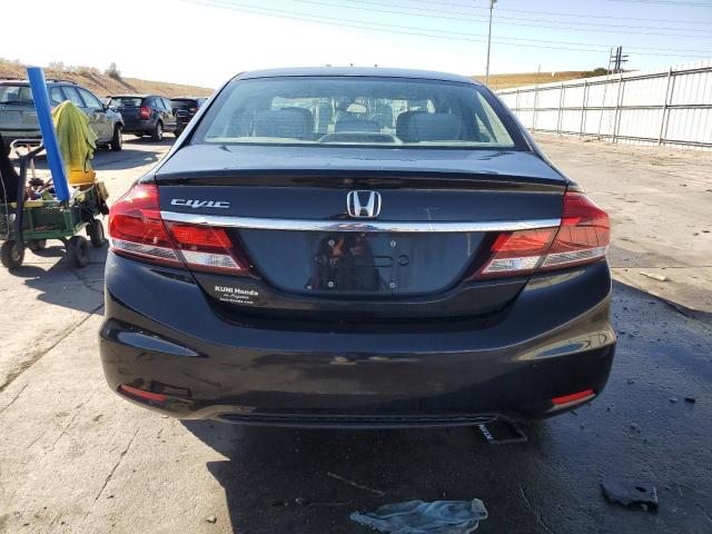 19XFB2F51EE011042 - 2014 HONDA CIVIC LX BLACK photo 6