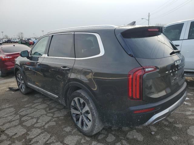 5XYP34HC2NG280856 - 2022 KIA TELLURIDE EX BLACK photo 2