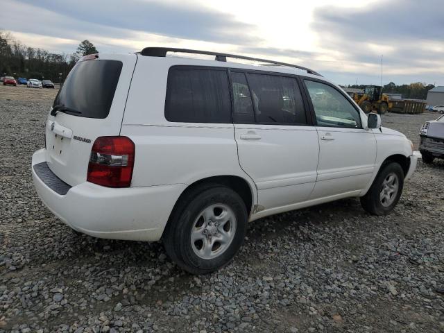 JTEGD21A860133101 - 2006 TOYOTA HIGHLANDER WHITE photo 3