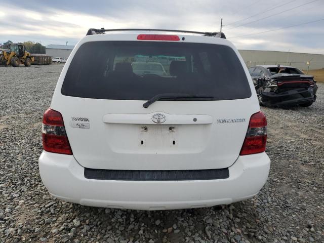 JTEGD21A860133101 - 2006 TOYOTA HIGHLANDER WHITE photo 6