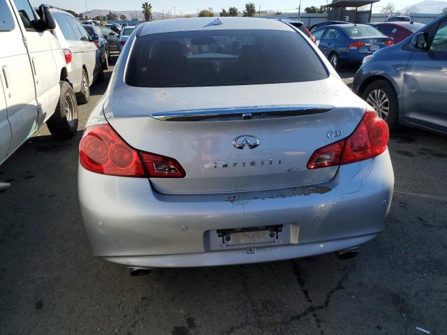 JN1CV6AP9BM301247 - 2011 INFINITI G37 BASE SILVER photo 6