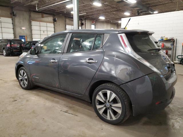 1N4AZ0CP8DC417217 - 2013 NISSAN LEAF S GRAY photo 2