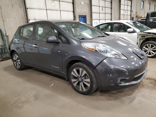 1N4AZ0CP8DC417217 - 2013 NISSAN LEAF S GRAY photo 4