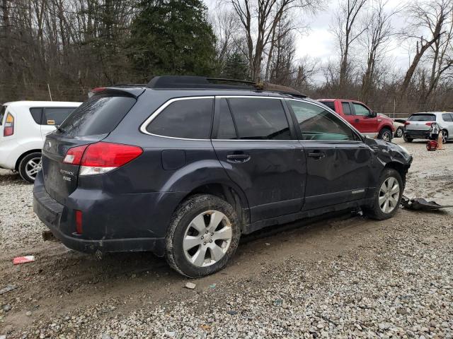 4S4BRBBC9B3435775 - 2011 SUBARU OUTBACK 2.5I PREMIUM GRAY photo 3