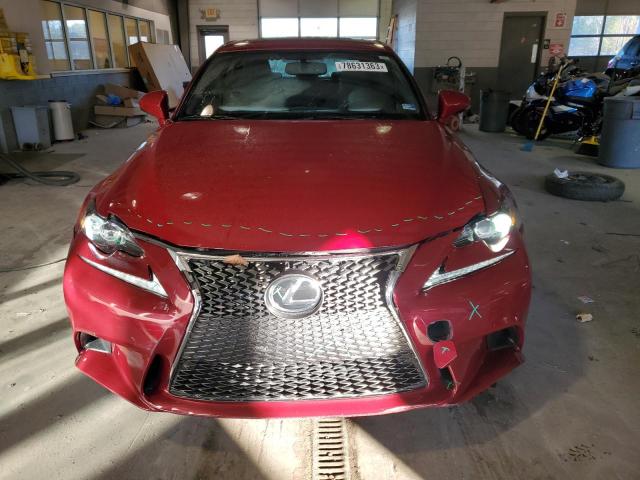 JTHCF1D25F5022759 - 2015 LEXUS IS 250 RED photo 5